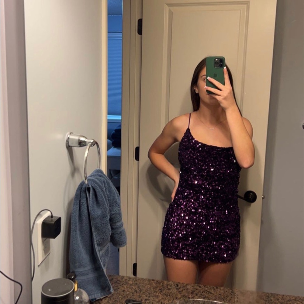 Lucy in the sky purple dress